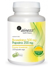 Bromelaina 500 mg i Papaina 200 mg