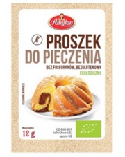 Proszek do pieczenia bez fosforanów, bezglutenowy, ekologiczny