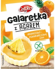 Galaretka z agarem o smaku ananasowo-pomarańczowym