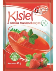 Kisiel o smaku truskawkowym