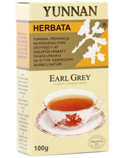 Yunnan herbata czarna Earl Grey liściasta 