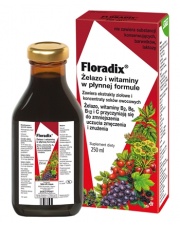 Floradix - żelazo i witaminy w płynnej formule