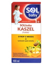 SOLbaby kaszel syrop z miodu + tymianek i pędy świerku