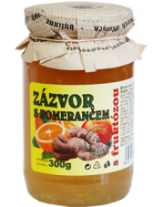 Dżem imbirowo - pomarańczowy z fruktozą