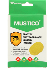 Mustico Plastry 12 sztuk